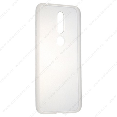 Накладка силиконовая ультра-тонкая для Nokia X6 прозрачная