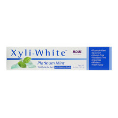 Now Foods, Solutions, XyliWhite, зубная гель-паста, мята, 181 г (6,4 унции)