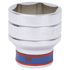 KING TONY (433533M) Головка торцевая стандартная шестигранная 1/2", 33 мм