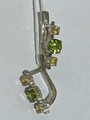 Гламур 10 ( серьги из серебра)