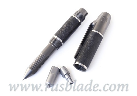 Shirogorov Pen Screwdriver Custom Division Marbled CF 