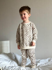 Свитшот оверсайз Mjölk Дымчатая зебра