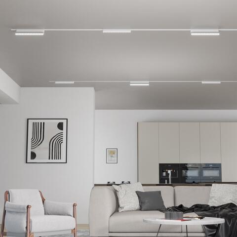 359245 SHINO NT23 047 белый Трековый светильник для низковольтного шинопровода IP20 LED 18W 48V 1710Лм 3000К SMAL