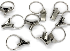 Прищепка крокодил для штор, d 2,2 см, р. прищепки 1,8х0,8 см