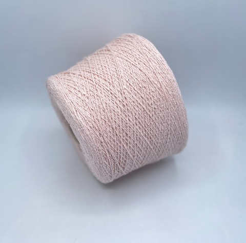 Бобинная пряжа (пр.Италия).art-Seta bourette 2/900 450/100гр, 100%Буретный шелк, цвет-Абрикос, арт.34010