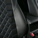 "КОБРА". Экокожа. Алькантара. Индивидуальный пошив для Audi A3 хэтчбек (2003-2013)