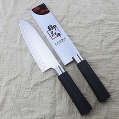 Нож японский поварской165х45 мм, пластик. ручка (гладкий)