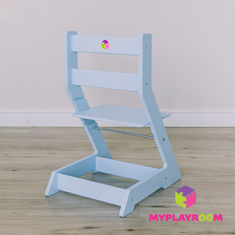Растущий стульчик MYPLAYROOM™ к столу-песочнице, голубой 3