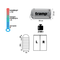 Спальный мешок Tramp NightLife