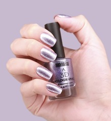 LuxVisage Лак для ногтей 3D HOLOGRAPHIC тон 708 лиловый турмалин 11мл