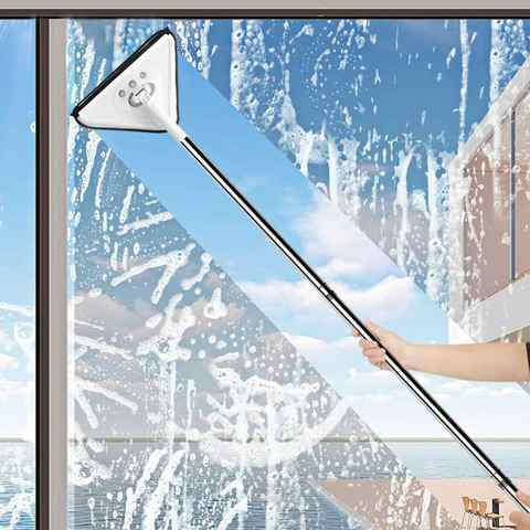 Швабра для мытья окон с треугольной платформой