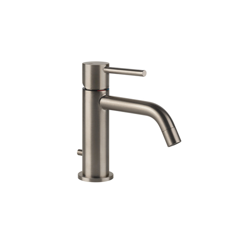 Gessi 18601#149 Gessi Emporio Via tortona Смеситель для раковины с донным клапаном и соединительными шлангами, цвет: Finox Brushed Nickel