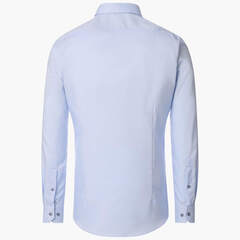 Сорочка мужская Venti Body Fit 154413000-100 нежно-голубая из фактурной ткани