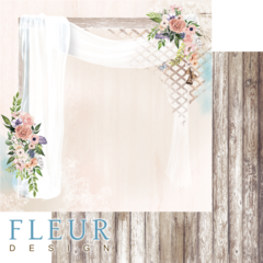 Бумага для скрапбукинга FLEUR-design, двусторонняя 30*30 см, 190 гр.