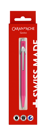 Ручка шариковая Caran d’Ache Office 849 Fluo, Pink (849.690)