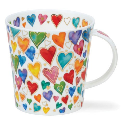 Кружка 320мл Dunoon Сердечки Ломонд