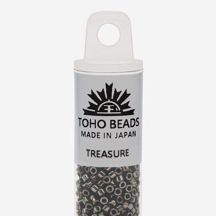 Японский бисер TOHO Treasure (№83), металлизированный, непрозрачный глянцевый