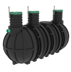 Ливневое очистное сооружение Мультпласт Модуль ЛОС 20(5580x2400x2400см;1115кг;) - арт.561660