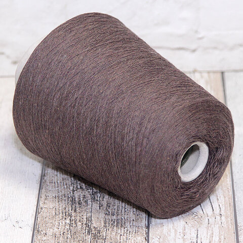 Хлопок 100% 1/15 коричневый меланж