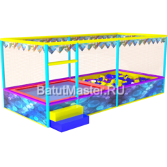 Батутная арена "Голограмма" 5x2,5x2,7 м