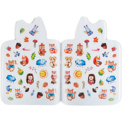 Альбом для рисования с наклейками 195х276мм 32л 