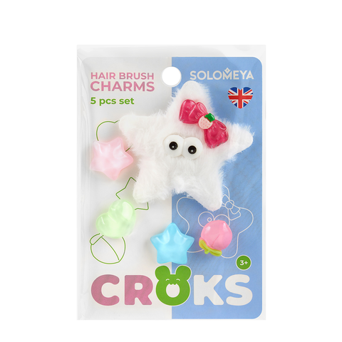 Джиббитсы для расчески Solomeya Hair Brush Charms 5pcs set Fluffy Mood