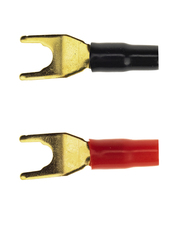 U-образная медная вилка, клемма для проводов динамика (2 комплекта 4 шт)