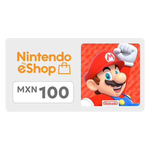 Карта оплаты Nintendo eShop 100 MXN Mexico [Цифровая версия]