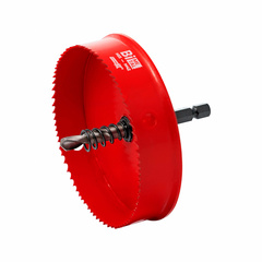 Коронка биметаллическая HSS M42, 6/10 TPI, переменный шаг 65х20 мм