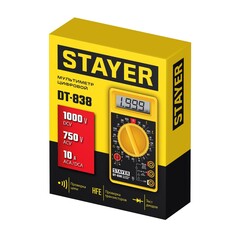 STAYER DT-838 Цифровой мультиметр (45306)
