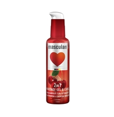 Съедобный лубрикант Masculan "Massage gel & Lube Cherry 2&1" 130 мл