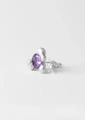 Моносерьга Первый элемент с фианитом