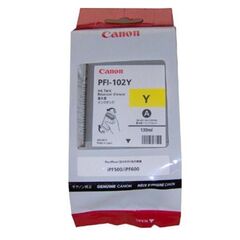 Картридж CANON PFI-102Y Yellow для ImagePROGRAF IPF-500, 600, 700 (0898B001)