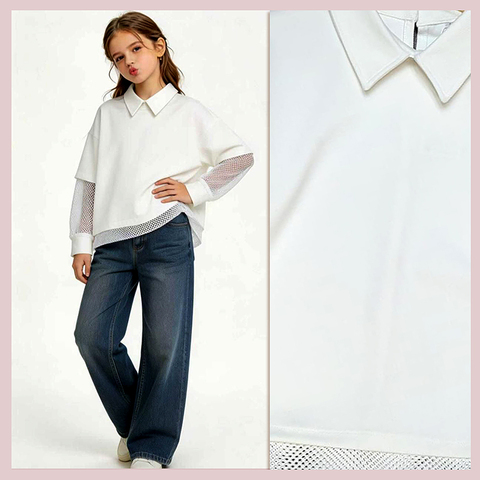 Блуза девочке (9-13) 260415-WD184