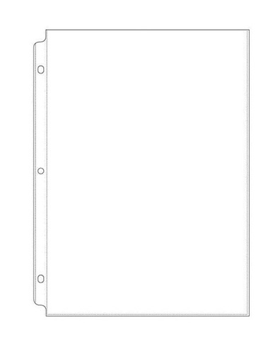 Файл для альбома Albums Made Easy (21.6х27.9 см) / We R Memory Keepers Albums Made Easy Ring Page Protectors