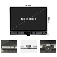 Mагнитола универсальная Android 12 6/128GB QLED DSP 4G модель MF-TY9