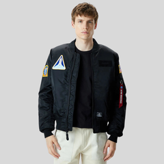 Бомбер Alpha Industries NASA MA-1 Bomber Jacket Gen II Black (Черный)