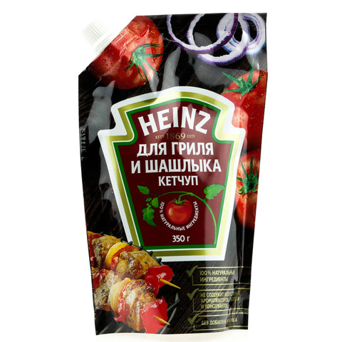 Кетчуп Хайнц томатный для шашлыка МИНИМАРКЕТ 0,35кг