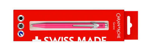 Ручка шариковая Caran d’Ache Office 849 Fluo, Pink (849.690)