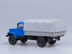 GAZ-3308 board with awning 4x4 engine ZMZ-513 blue AutoHistory 1:43