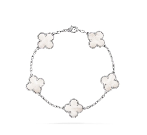 Винтажный браслет Van Cleef & Arpels Alhambra, 5 мотивов