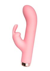 Свободный ассортимент 577649 – розовый вибратор-кролик, 10 режимов, USB