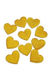 Термоаппликация, р. 2х2,3 см, жёлтый