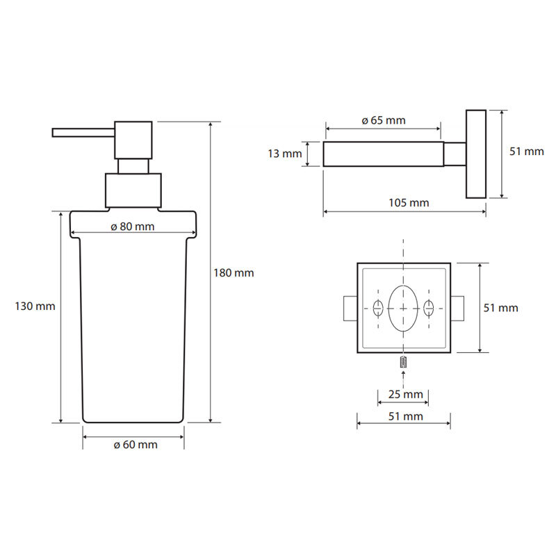 дозатор жидкого мыла BETA