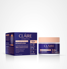 Claire cosmetics COLLAGEN ACTIVE PRO Крем Ночной 55+  50мл