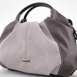 Сумка Саломея 357 мульти итальянский серо-черный