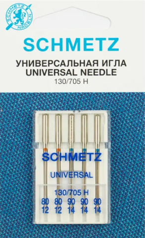 Иголки SCHMETZ универсальные(БШМ) 80/12-90/14, уп. 5 шт.