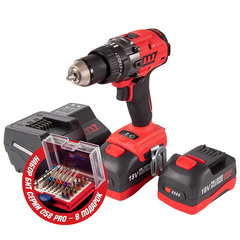 MIGHTY SEVEN (DH-101AP) Аккумуляторная дрель-шуруповерт 18 В, ударная, кейс, в комплекте набор бит