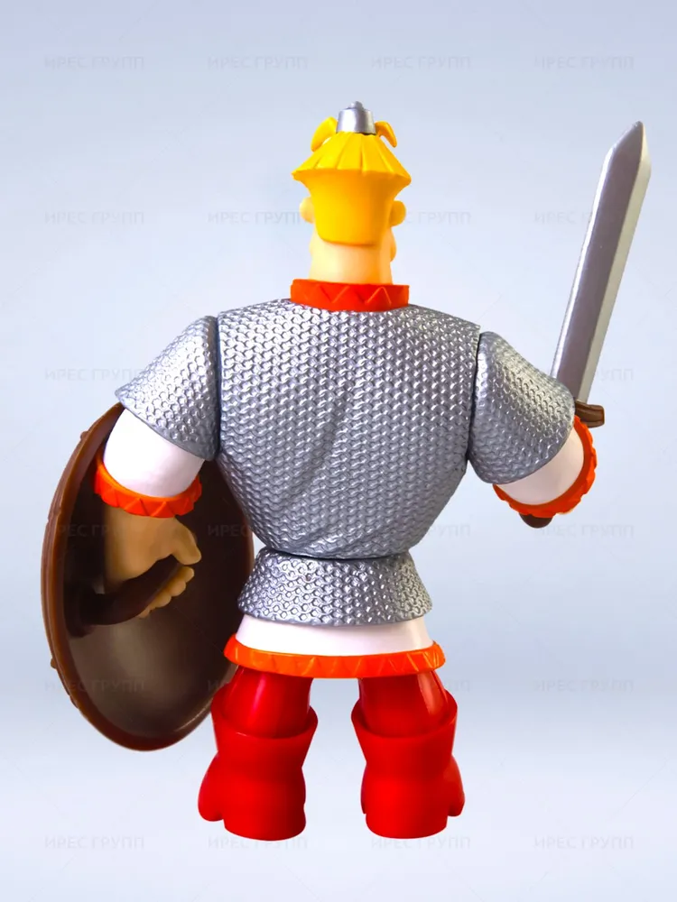 Набор фигурок Алеша Попович Илья Муромец Добрыня Никитич из мультфильма Три Богатыря