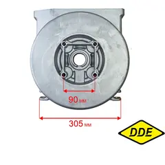 Корпус помпы DDE PTR80H сторона двигателя под прямоугольный фланец. (80SP-020)